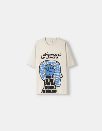 Camiseta de manga corta de ajuste relajado de The Chemical Brothers Camel
