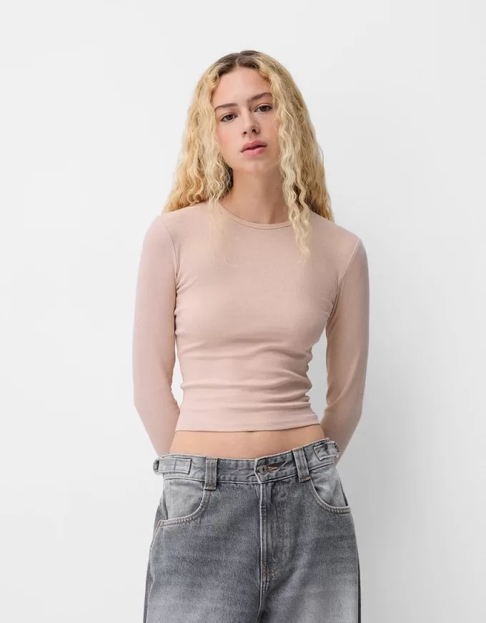 Camiseta de manga larga Pink