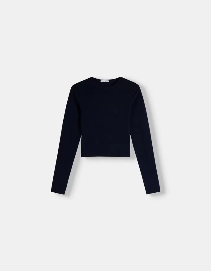 Camiseta de manga larga Navy