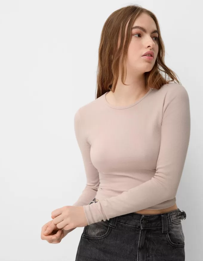Camiseta de manga larga Pink