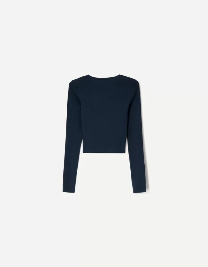 Camiseta de manga larga Navy