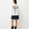 Camiseta de manga larga con estampado Off white