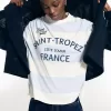 Camiseta de manga larga con estampado Off white