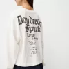 Camiseta de manga larga con estampado Off white