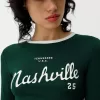 Camiseta de manga larga con estampado Green