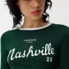 Camiseta de manga larga con estampado Green