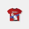 Camiseta deportiva Captain Tsubasa de manga corta Red