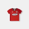 Camiseta deportiva Captain Tsubasa de manga corta Red