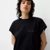 Camiseta estampada sin mangas Black