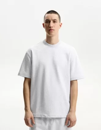 Camiseta felpa manga corta Grey