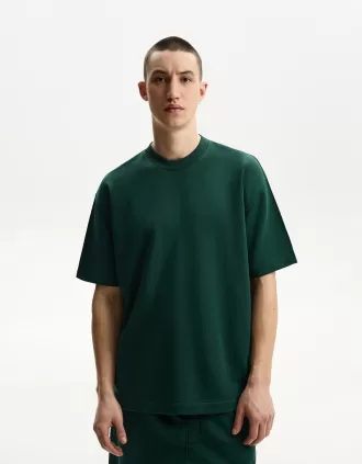 Camiseta felpa manga corta Green