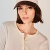 Camiseta henley de manga larga Beige