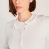 Camiseta henley de manga larga Off white