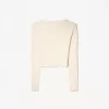 Camiseta henley de manga larga Beige