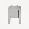 Camiseta henley de manga larga Grey