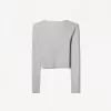 Camiseta henley de manga larga Grey