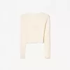 Camiseta henley de manga larga Beige