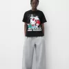 Camiseta manga corta Hello Kitty y sus amigos Black