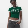 Camiseta manga corta Kerokeroderoppi Green