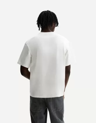 Camiseta manga corta con estampado White