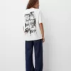 Camiseta manga corta con estampado Off white