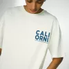 Camiseta manga corta con estampado White