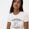Camiseta manga corta con estampado Off white