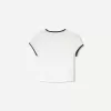 Camiseta manga corta con estampado White