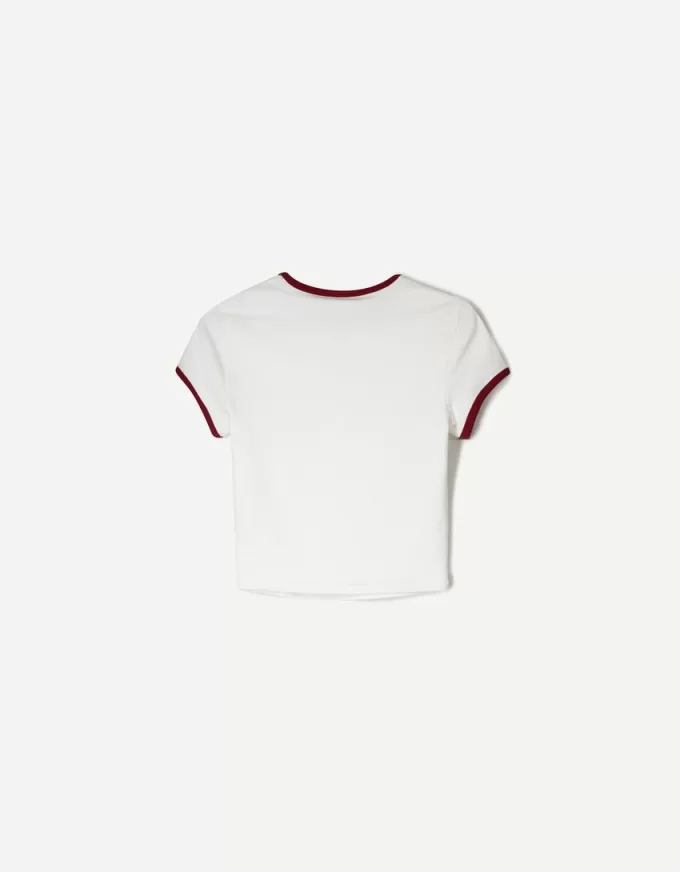 Camiseta manga corta con estampado Off white
