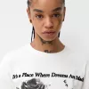Camiseta manga corta con estampado Off white