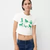 Camiseta manga corta con estampado Off white