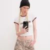 Camiseta manga corta con estampado Off white