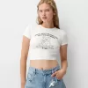 Camiseta manga corta con estampado Off white