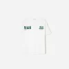 Camiseta manga corta con estampado White
