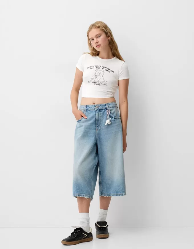 Camiseta manga corta con estampado Off white