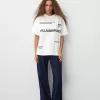 Camiseta manga corta con estampado Off white