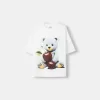 Camiseta manga corta con estampado White