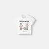 Camiseta manga corta con estampado Cream