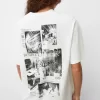 Camiseta manga corta con estampado Off white