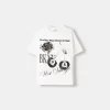 Camiseta manga corta con estampado Off white