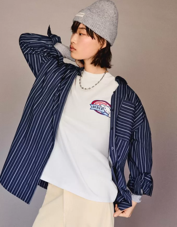 Camiseta manga corta con estampado Cinnamoroll White