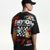 Camiseta manga corta con estampado Nascar Grey