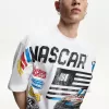 Camiseta manga corta con estampado Nascar White