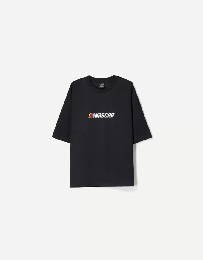 Camiseta manga corta con estampado Nascar Grey