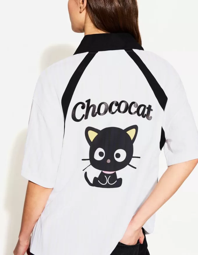 Camiseta manga corta estampado chococats White Camiseta manga corta estampado chococats White