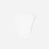 Camiseta manga corta fruncido lateral Off white