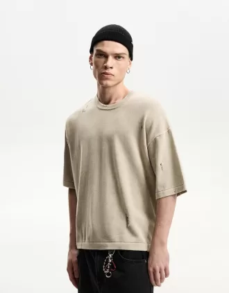 Camiseta manga corta rotos Sand