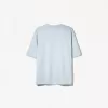 Camiseta oversize de algodón pesado de manga corta Light blue