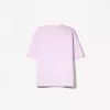 Camiseta oversize de algodón pesado de manga corta Violet