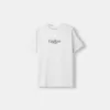 Camiseta oversize estampada de manga corta Grey